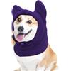 Sollee Cappello da neve per cani, Cappello invernale per cani | Cappuccio per cani in pile polare addensato,Sciarpa scaldacollo con cappuccio con orecchie lavabili, per l'addestramento dei cuccioli di