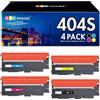 GPC Image 404S Compatibili Cartucce di Toner Sostituzione per Samsung CLT-404S per Xpress SL C480W C480FW C430W C480 C430 (Nero Ciano Magenta Giallo, 4-Pack)