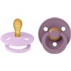 BIBS Colour Symmetrical, Set di 2 ciucci, succhietto senza BPA, Tettarella simmetrica. Lattice di gomma naturale, Prodotto in Danimarca/UE, Taglia 1 (0-6 mesi), Violet Sky/Mauve