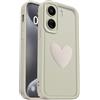 PanXCase Cover per Xiaomi Redmi 13C 4G / Poco C65 - Custodia 3D Heart Disegni Cute Silicone, Protezione Fotocamera Ragazze Donne Antiurto Antigraffio Case (White)