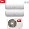 CLIMATIZZATORE DUAL 18+18 TCL DC INVERTER R-32 ELITE SERIE XA73 con MT2730 R-32 Wi-Fi Integrato GARANZIA 5 ANNI LINEA 2025 CON ALETTE VERTICALI E ORIZZONTALI MOTORIZZATE