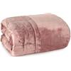 fashion home Pagano Trapunta Invernale Matrimoniale - Piumone 350 gr/mq in Velluto ciniglia Jacquard- 260x260cm