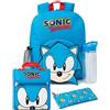 SONIC THE HEDGEHOG Colore: Blu Bagagli, Taglia Unica Bambini e Ragazzi
