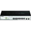 D-Link DGS-1210-08P/E Smart Switch Gestito, 8 Porte Gigabit, PoE - Solo cavo di alimentazione UE