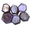 Glitzy Gems Rubino Trapiche Naturale Non Riscaldato 32,55 Ct Esagonale Sciolto Rara Gemma...