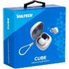 VULTECH TWS Auricolari Bluetooth 5.3 Vultech CUBE EP-20WH In Ear, Hi-Fi Stereo con custodia di ricarica - Bianco