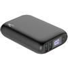 VULTECH Powerbank VPB-WP10BK con schermo LCD 10000 mAh USB e Type C QuickCharge 3.0 Nero