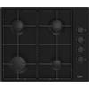 Beko HIGG 64123 SB - Piano cottura a gas 60 cm 4 fornelli nero
