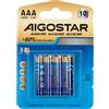 Aigostar Batteria Aigostar 1,5V AAA Ministilo Alcalina confezione da 4 pile