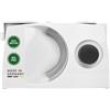 ritter 501.000 Markant 01 Affettatrice elettrica con motore ECO, Fatto in Germania, Bianco, Slitta divisibile, pieghevole