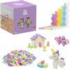 PLUS PLUS Plus-Plus 52132 - Gioco di Costruzioni Mini Pastel, 600 Pezzi | Set di costruzioni creative 2D 3D ad incastro, giocattoli educativi per bambini, gioco infinito, da 5 a 12 anni