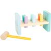 Small Foot 11723 Gioco con martelletto, Legno e in Colori Pastello di Tendenza, a Partire dai 18 Mesi Animale Toys, Multicolore, Small