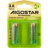Aigostar Batteria Ricaricabile Aigostar 1,2V AA Stilo 1600mAH confezione da 2 pile