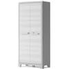Keter Armadio alto multispace keter maximo in resina grigio chiaro 80x44x182 cm