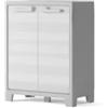 Keter Armadio basso keter maximo in resina grigio chiaro 80x44x100 cm