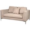 Divano 2 posti bellahome camilla beige 170x104x89 cm