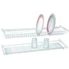Casabriko 50386 Scolapiatti da Incasso 86 cm, Acciaio Verniciato, Bianco, per pensile da 90 cm