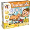 Science4you Primo Kit Veterinario - Kit Medico Ideale per Bambini + 14 Esperimenti Scientifici, Costume da Veterinario + Stetoscopio Giocattolo, Giochi di Ruolo, Regalo per Bambino e Bambina 4 anni
