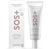 MÁDARA Organic Skincare | SOS+ SENSITIVE notte Crema, 70ml - Beruhigende Feuchtigkeit für empfindliche, zu Rötungen neigende Haut, Dermatologisch nachgewiesen, Rötungen zu beruhigen.