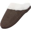 Mishansha Pantofole da casa per Uomo Bicolore in Memory Foam Inverno Peluche Scarpe Morbido Confortevole e Antiscivolo 46/47 EU