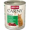 animonda Carny Adult 24 x 800 g Umido per gatto - Manzo, Tacchino + Coniglio
