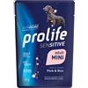 Prolife sensitive adult mini maiale e riso 100gr