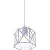 PETITES ECREVISSES Lampadario a Sospensione Vintage Industriale Plafoniera E27 Bianco Retro in Metallo gabbia Lampada da soffitto per Cucina Salotto (Bianco - 1 Pezzo)