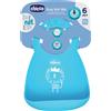 Chicco bavaglia silicone azzurro