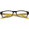 INDUSTRIE OTTICHE ITALIANE Srl Corpootto Occhiali Lettura Bicolor Nero/Giallo +1,50 - Occhiali da Lettura Unisex