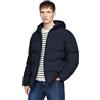 Tommy Hilfiger Uomo Piumino Down Hooded Puffer Jacket con Cappuccio, Blu (Desert Sky), L