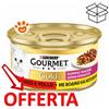 Purina Cat Gourmet Gold Doppio Piacere Manzo e Pollo - Lattina Da 85 Gr - CONFEZIONE RISPARMIO