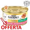 Purina Cat Gourmet Gold Mousse con Trota e Deliziosi Pomodori - Lattina Da 85 Gr - CONFEZIONE RISPARMIO