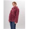 I Blues Giaccone bordeaux effetto peluche
