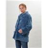 I Blues Giaccone blu effetto peluche