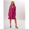 I Blues cappotto monopetto fuxia