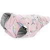 Record - Cappotto Impermeabile per Cani Unicorn con Elastici per zampe posteriori e Foro per guinzaglio. Ideale per Ogni Clima | Rosa, 3XS