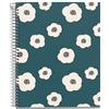 Miquelrius - Taccuino A5 (148 x 210 mm), 100 fogli a righe da 70 g/m², copertina in cartone rigido, 4 bande colorate, spirale, 2 fori, taccuino a righe, carta carina, verde
