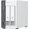 QNAP TS-216G server NAS e di archiviazione Tower Cortex-A Cortex-A55 4 GB HDD Bianco [TS-216G]