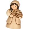 THUN, Venditrice di Spezie Beige in Ceramica di Alta Qualità, Collezione Presepe Classico, Statuine per Presepe di Natale da Collezione, 4,9 x 4,6 x 7,9 cm