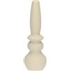 Rituali Domestici - Vaso Deco Monofiore 4 livelli in resina cementizia, 11x11cm, profondità 30,8cm, collezione Multicurve
