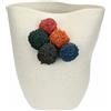 Rituali Domestici - Vaso S in ceramica, 25x19cm, profondità 28cm, collezione Pompompon