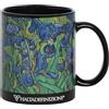 Franco Cosimo Panini Halta Definizione - Mug, Tazza in Ceramica Stampata con un'Opera d'Arte di Van Gogh, Include un'Elegante Confezione Regalo, Capacità 325 ml, F.to 9,5H x 8 Diametro cm, Iris