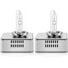 BIHEE Lampadine Xenon D5S 6000K D5S Xenon HID Lampadine Auto Bianco Diamante 12V 35W Sostituire HID Kit di Conversione, 2 Lampade