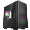 DEEPCOOL Case DeepCool CH360 Mini Tower Vetro Temperato Nero