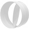 H&C VENT Valvola Riflusso 100 mm per tubo di ventilazione, connettore in PVC, HVAC Raccordo Circolare con Flusso Unidirezionale - Aletta Automatica Regolazione