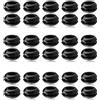 FURVOCHY Occhielli per fermentatore, in silicone per vasetti, birra, idromele, vino, fermentatore in silicone, OD da 5/8 pollici e ID da 3/8 pollici (nero)