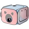 zwxqe Stanza di asciugatura per gatti | Borsa ad asciugatura rapida per animali domestici | Sala da bagno per cani, Cassetta portatile per la toelettatura degli animali domestici, box da bagno pieghevole
