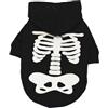 XINGLIDA Felpa con cappuccio per cani di taglia media e grande Halloween scheletro cappotto abbigliamento per cani primavera vestiti per cani per uso esterno