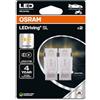 OSRAM LEDriving SL, P27/7W, Amber, Double Blister (2 lamps), LED Retrofit, offroad use only