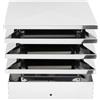 ALLINOX Terminale Architettonico Comignolo Antivento Canna Fumaria Acciaio INOX AISI 304 Fumaiolo Quadrato Per Camino (32x32)